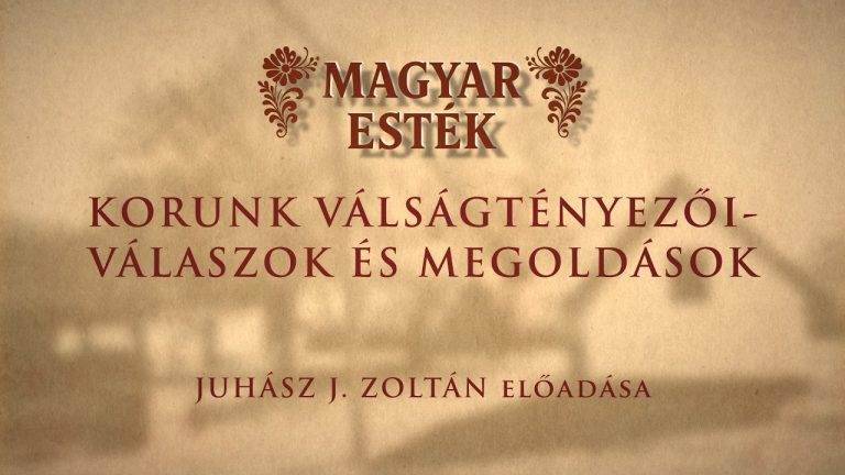 Korunk válságtényezői – válaszok és megoldások